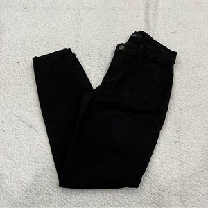 J Brand Cropped Zip Jeans Black Women’s Size 26